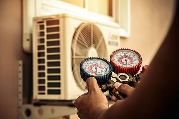 Professional Hvac Installation technician working in Central, LA